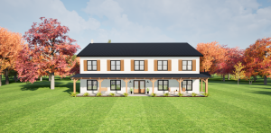 Clover wood siding front